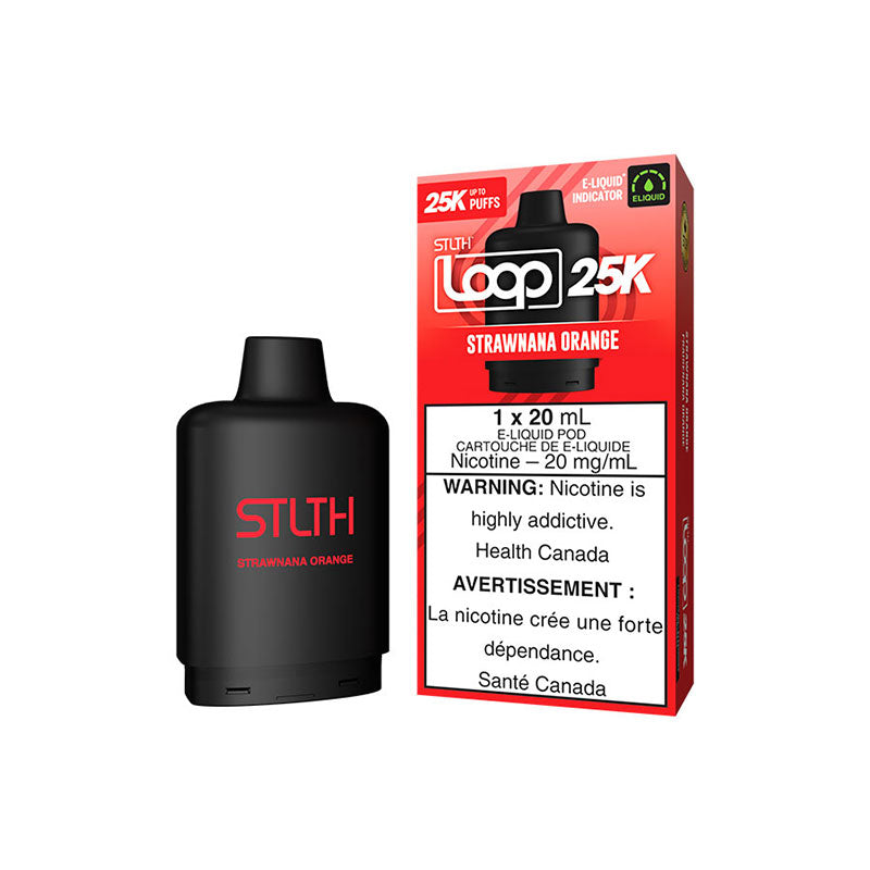 STLTH LOOP 25K Pod Pack - Strawnana Orange (ON)