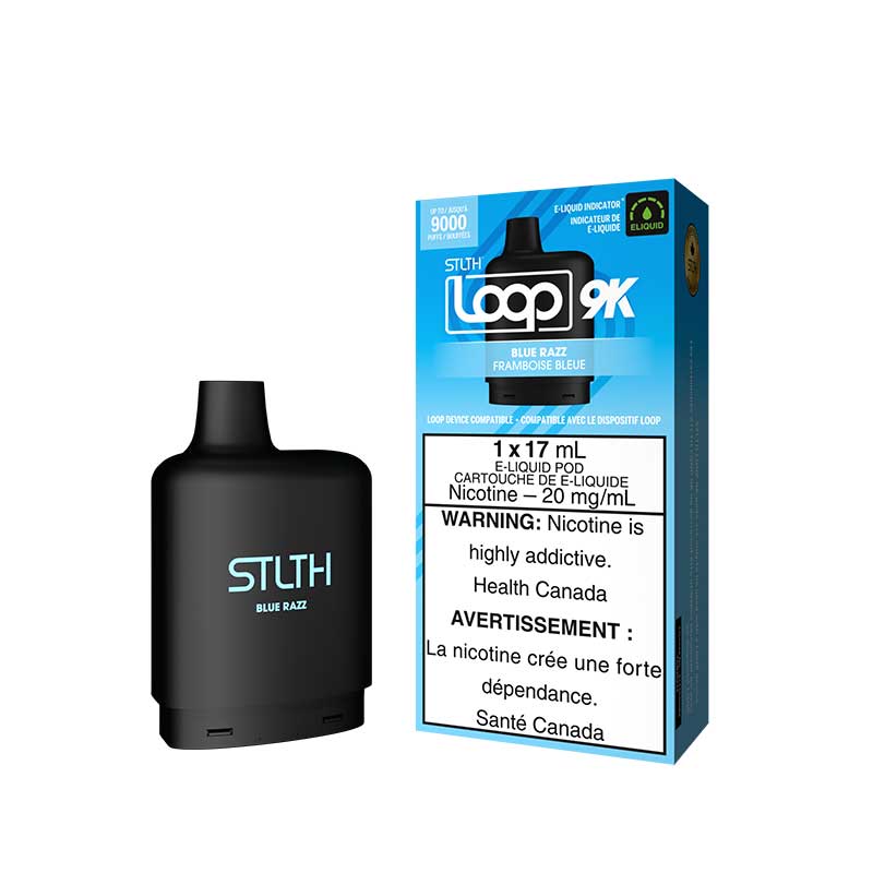 STLTH LOOP 9K Pod Pack - Blue Razz - Bay Vape Canada