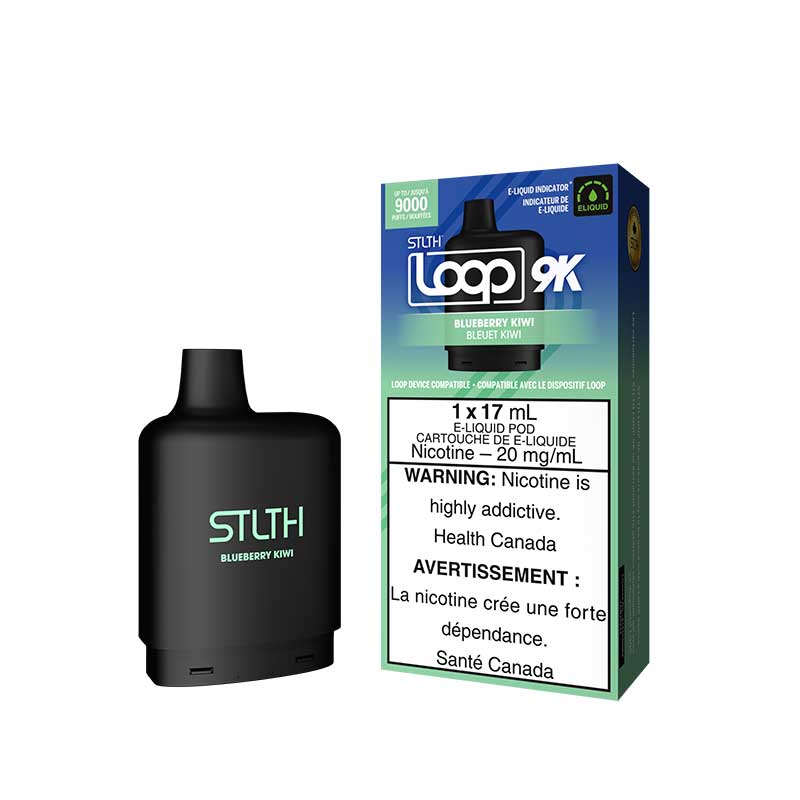 Pack de dosettes STLTH LOOP 9K - Myrtille Kiwi