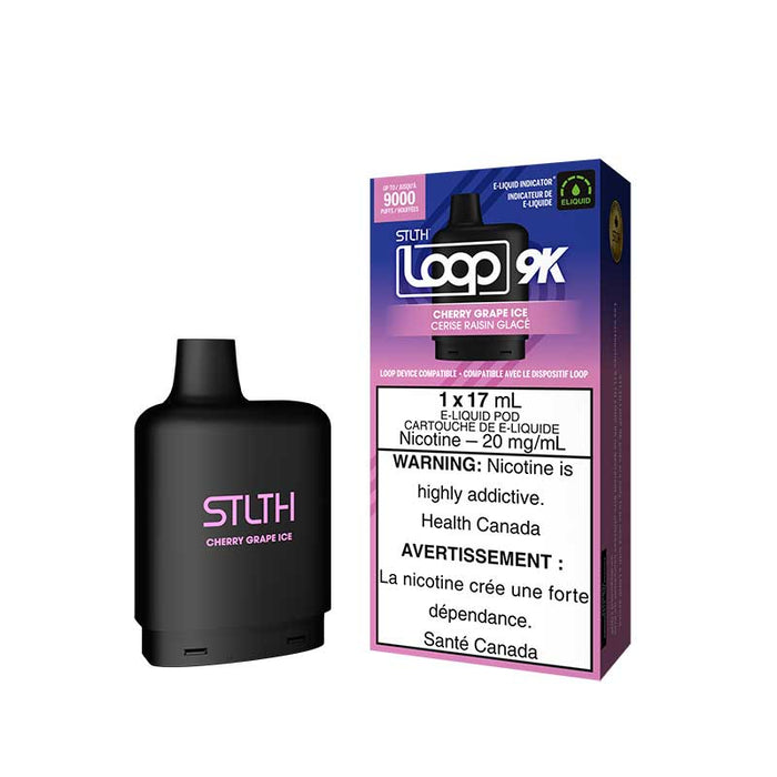 STLTH LOOP 9K Pod Pack - Cherry Grape Ice