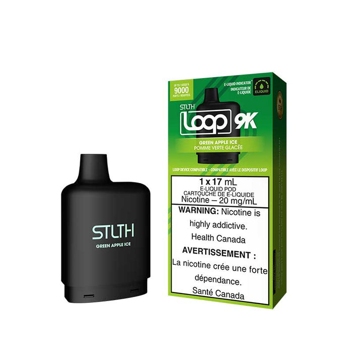 Pack de dosettes STLTH LOOP 9K - Glace à la pomme verte