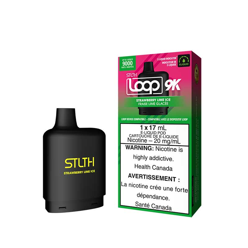 STLTH LOOP 9K Pod Pack - Strawberry Lime Ice