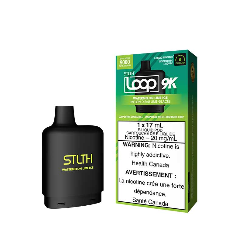Pack de dosettes STLTH LOOP 9K - Pastèque Lime Ice