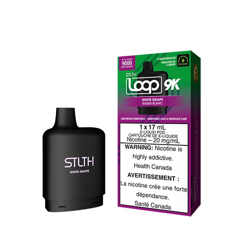 STLTH LOOP 9K Pod Pack - White Grape - Bay Vape Canada