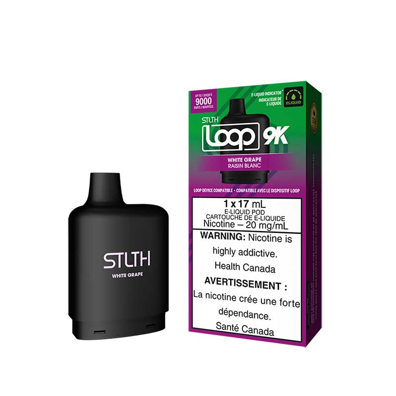 STLTH LOOP 9K Pod Pack - White Grape
