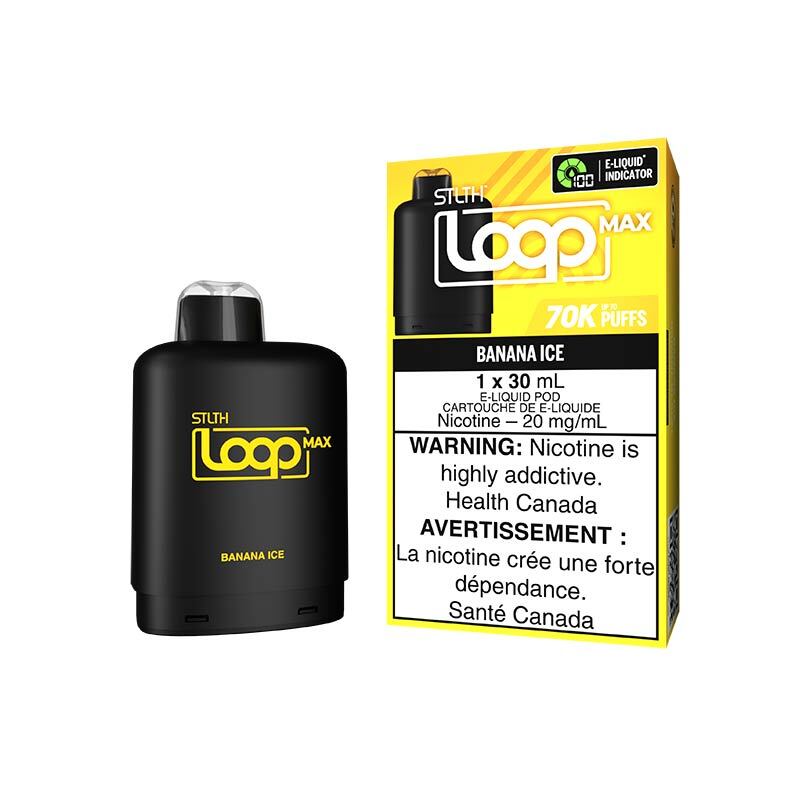 STLTH LOOP MAX Pod Pack - Banana Ice - Bay Vape