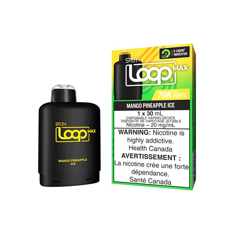 STLTH LOOP MAX Pod Pack - Mango Pineapple Ice (ON) - Bay Vape