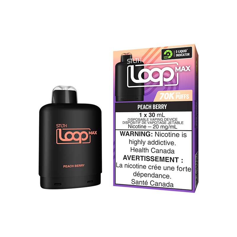 STLTH LOOP MAX Pod Pack - Peach Berry (AB) - Bay Vape