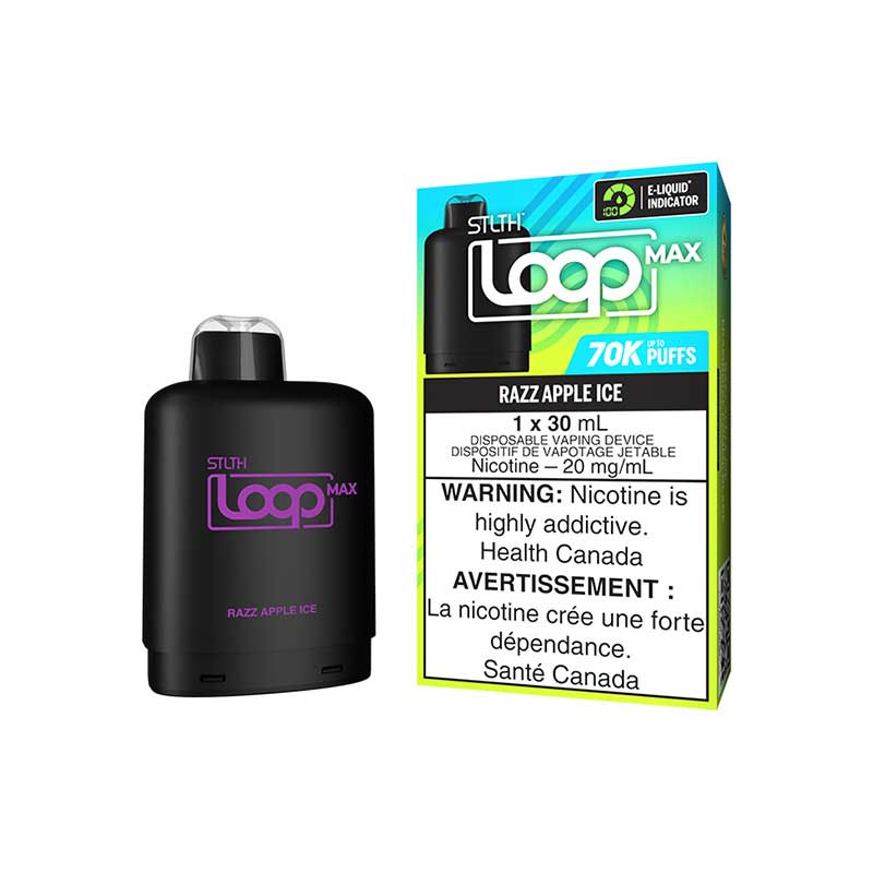 STLTH LOOP MAX Pod Pack - Razz Apple Ice