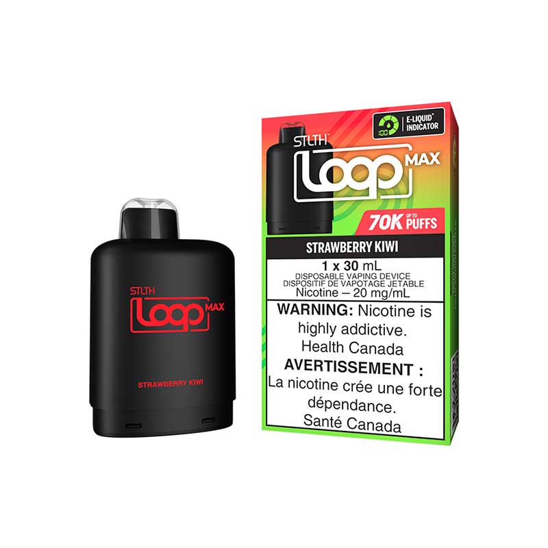 STLTH LOOP MAX Pod Pack - Strawberry Kiwi