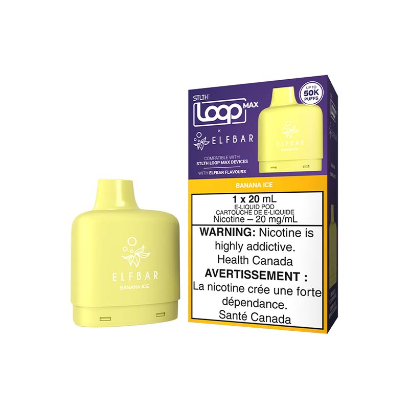 STLTH LOOP MAX x ELFBAR Pod Pack - Banana Ice (ON) - Bay Vape