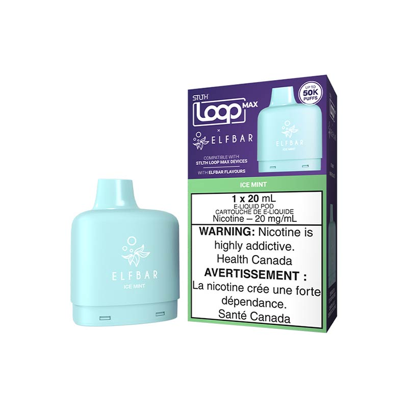 STLTH LOOP MAX x ELFBAR Pod Pack - Ice Mint (ON) - Bay Vape