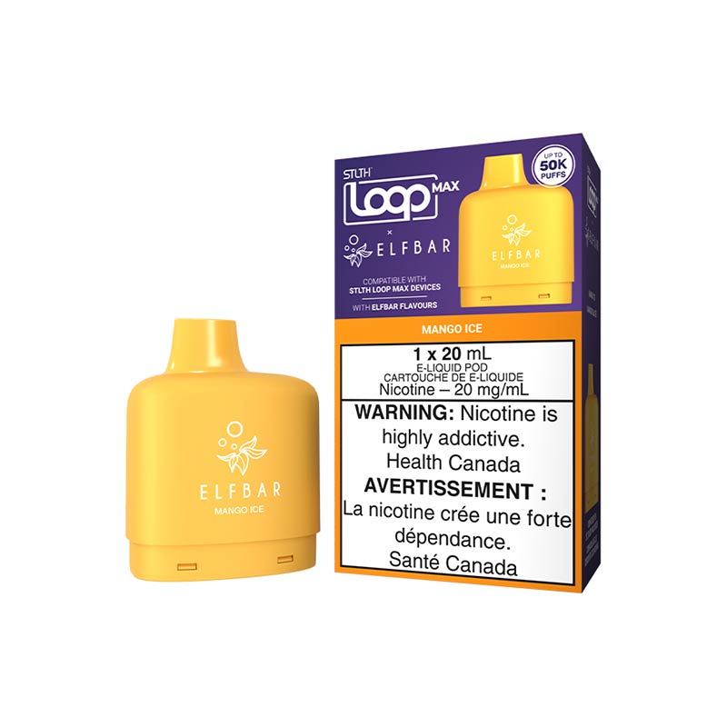 STLTH LOOP MAX x ELFBAR Pod Pack - Mango Ice (ON) - Bay Vape