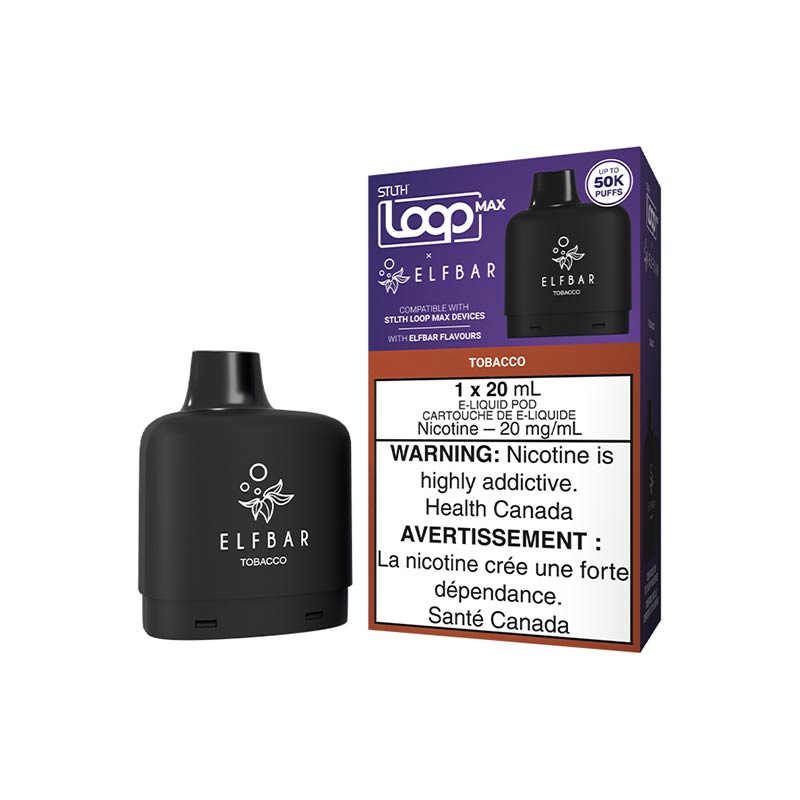 STLTH LOOP MAX x ELFBAR Pod Pack - Tobacco (ON) - Bay Vape