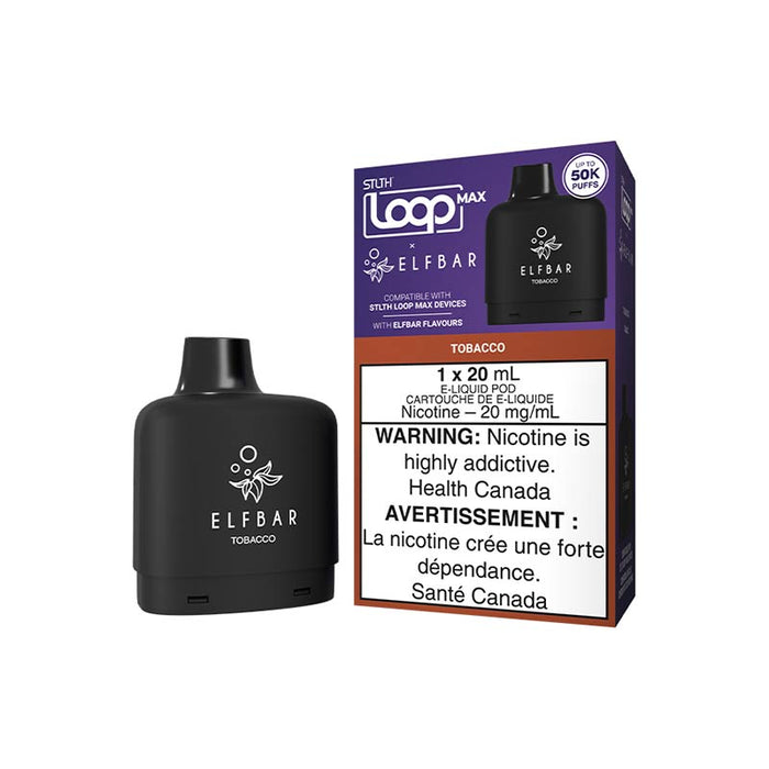 STLTH LOOP MAX x ELFBAR Pod Pack - Tobacco (ON)