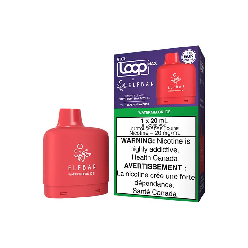 STLTH LOOP MAX x ELFBAR Pod Pack - Watermelon Ice (ON) - Bay Vape