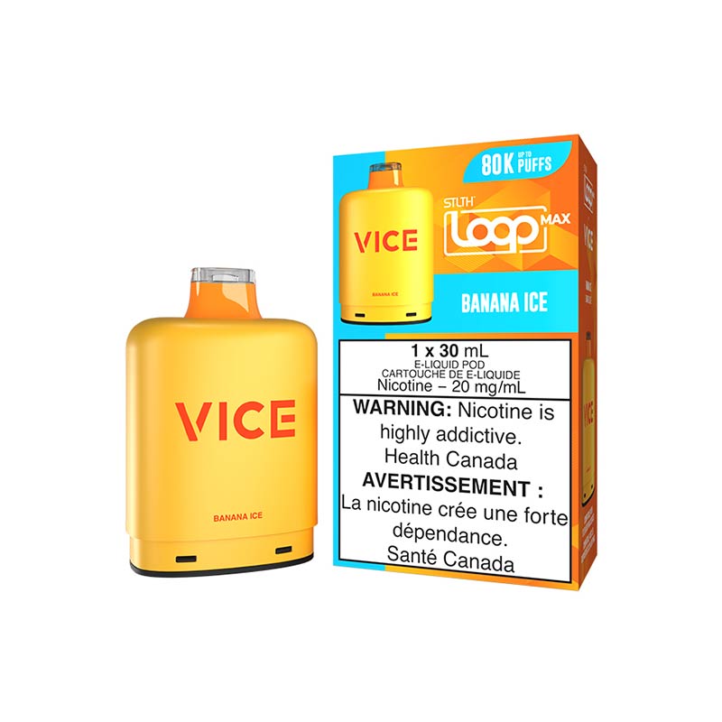 STLTH LOOP MAX x VICE Pod Pack - Banana Ice (AB) - Bay Vape