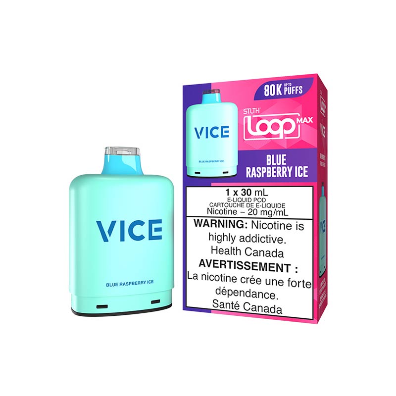 STLTH LOOP MAX x VICE Pod Pack - Blue Raspberry Ice (MB) - Bay Vape
