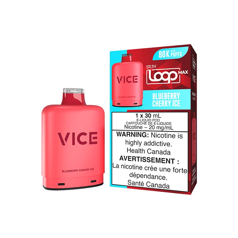 STLTH LOOP MAX x VICE Pod Pack - Blueberry Cherry Ice (ON) - Bay Vape