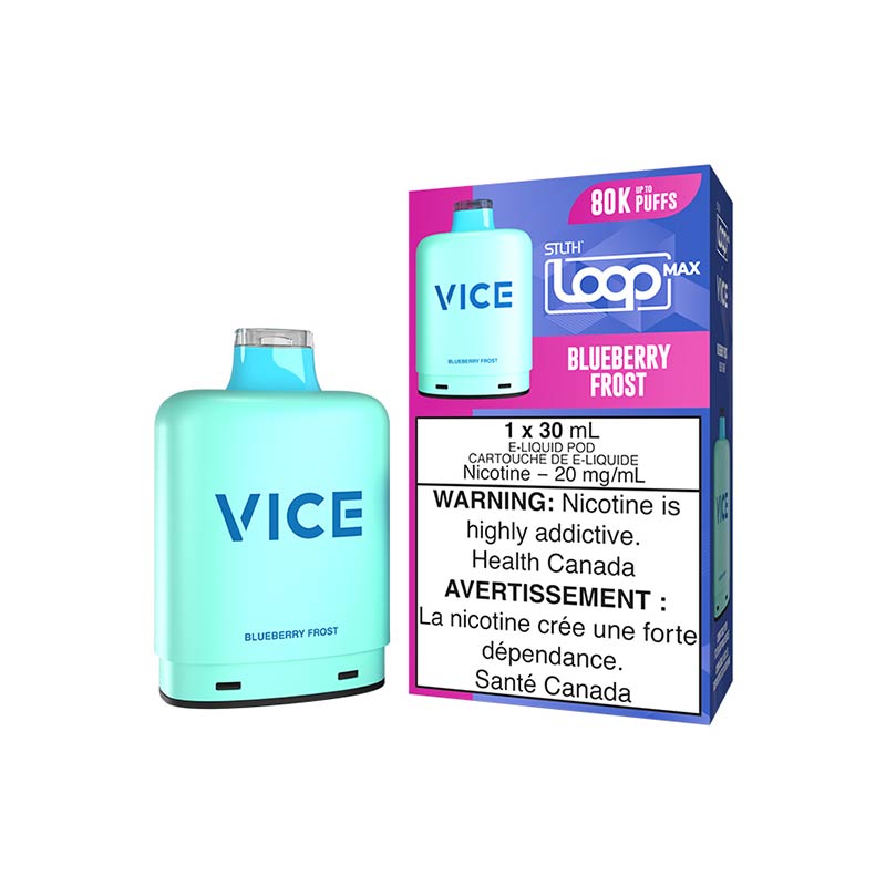 STLTH LOOP MAX x VICE Pod Pack - Blueberry Frost (ON) - Bay Vape