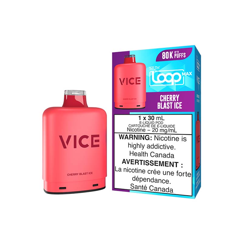 STLTH LOOP MAX x VICE Pod Pack - Cherry Blast Ice (ON) - Bay Vape