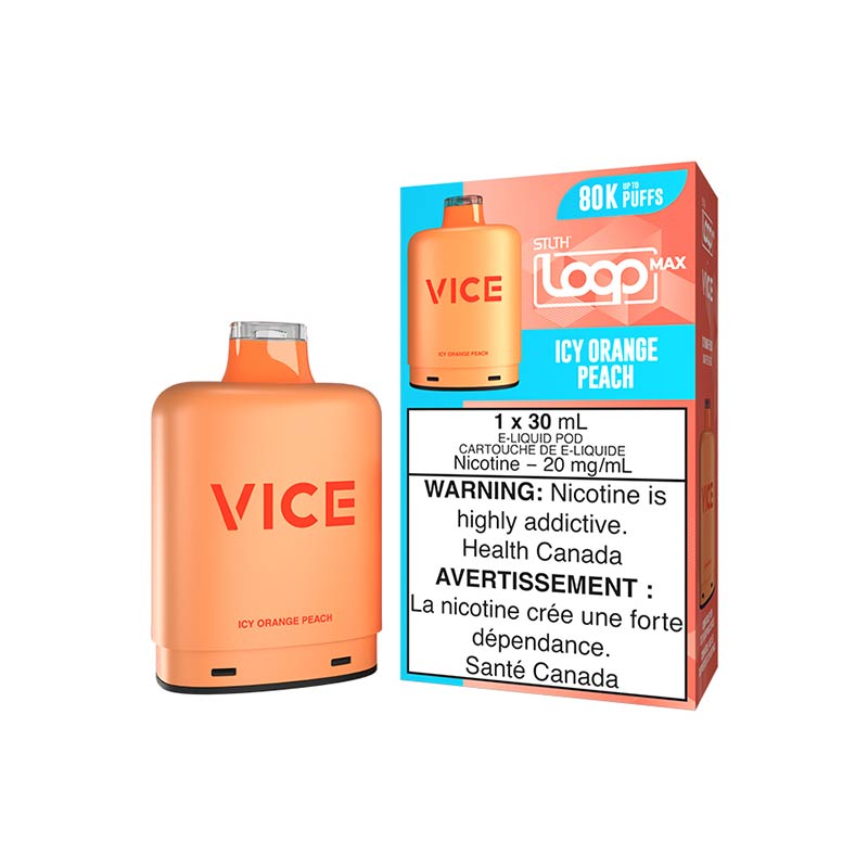 STLTH LOOP MAX x VICE Pod Pack - Icy Orange Peach (MB) - Bay Vape