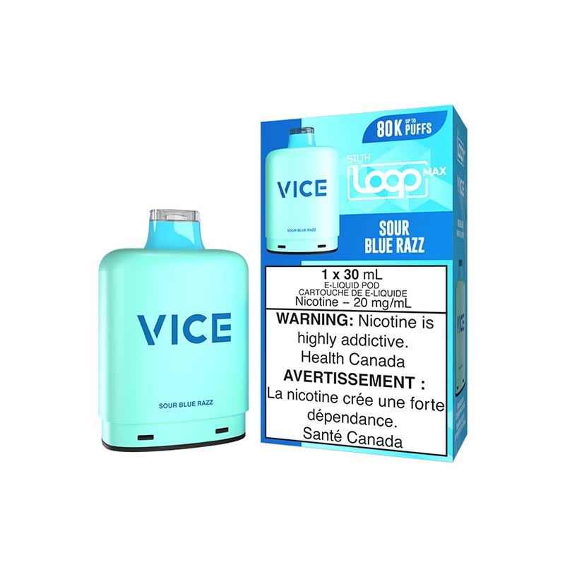 STLTH LOOP MAX x VICE Pod Pack - Sour Blue Razz (MB) - Bay Vape
