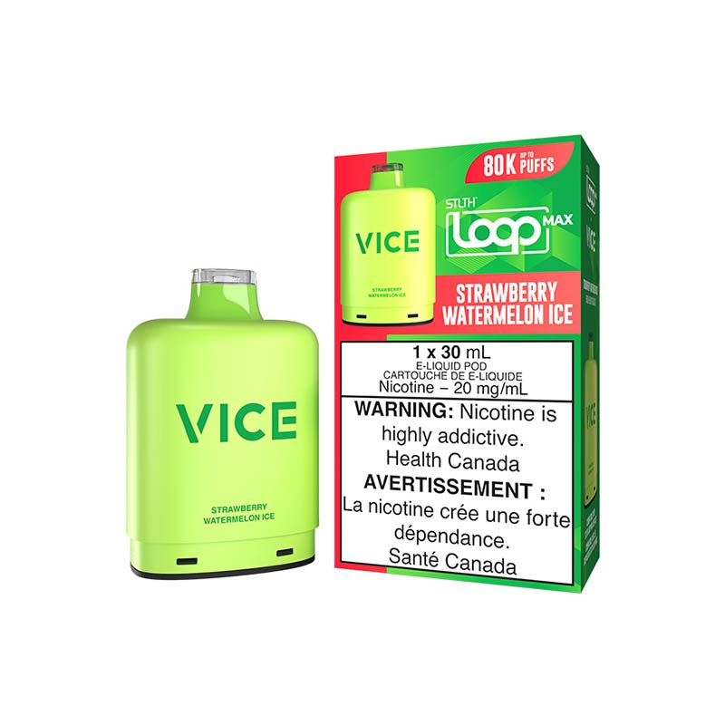 STLTH LOOP MAX x VICE Pod Pack - Strawberry Watermelon Ice (ON) - Bay Vape