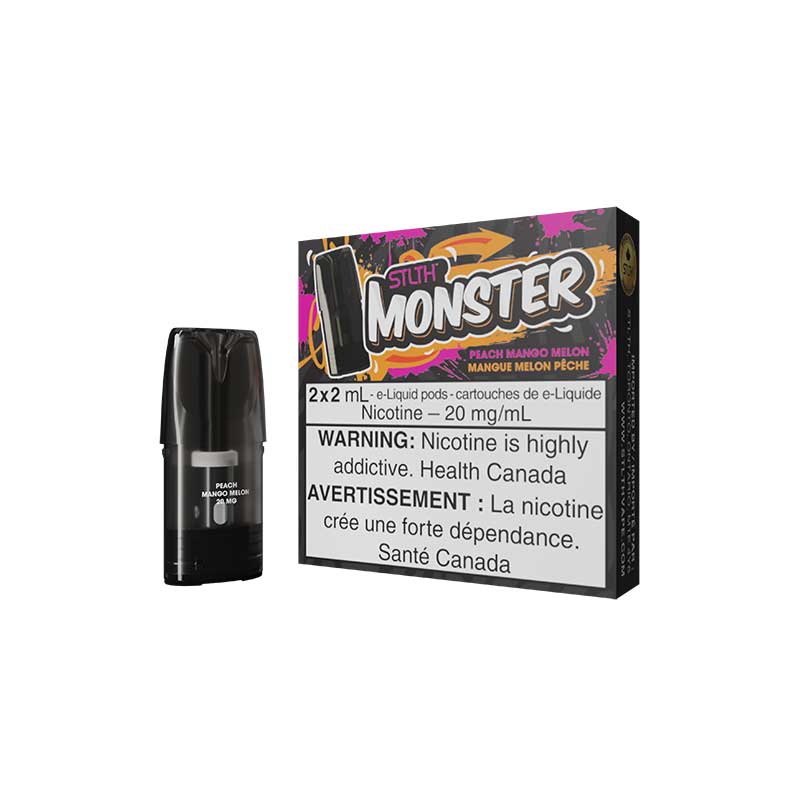 STLTH Monster Pod Pack - Peach Mango Melon - Bay Vape Canada