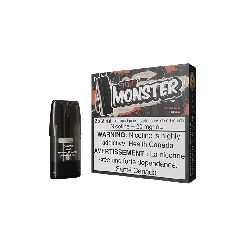 STLTH Monster Pod Pack - Tobacco - Bay Vape Canada