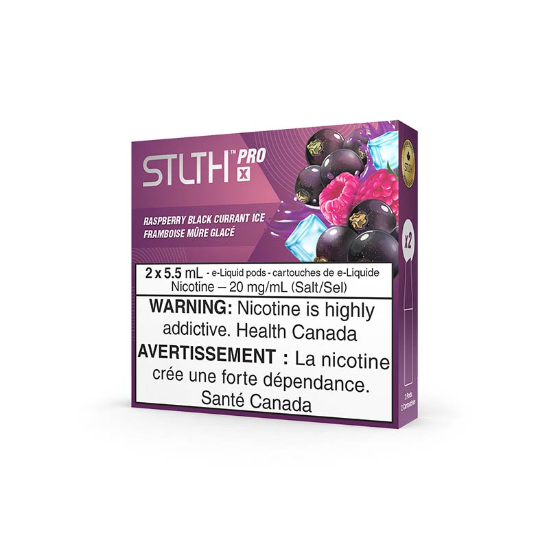STLTH PRO X Pod Pack - Raspberry Black Currant Ice - Bay Vape Canada