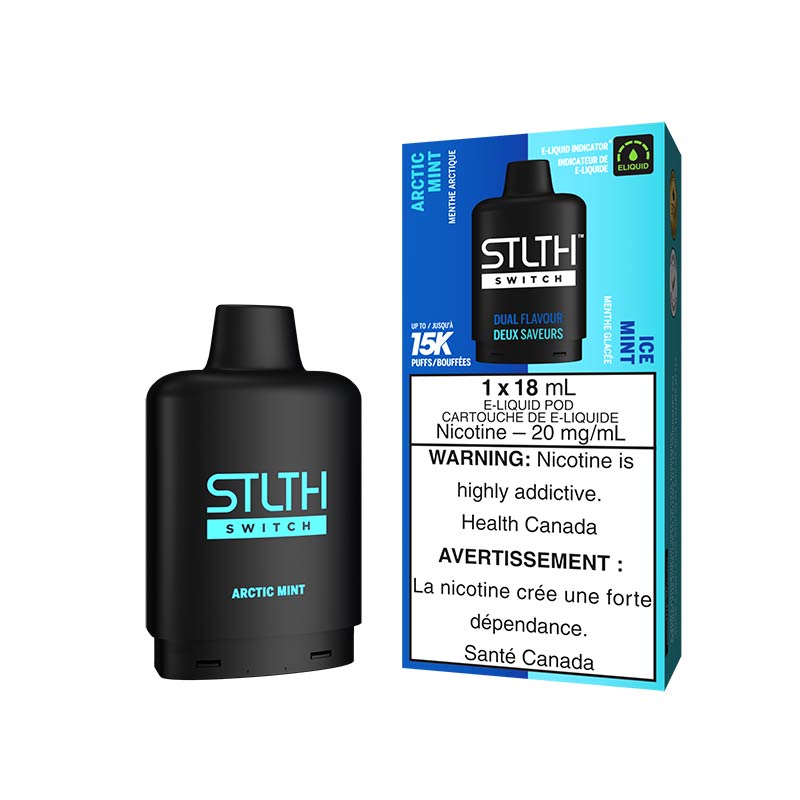 STLTH Switch Pod Pack - Arctic Mint & Ice Mint - Bay Vape Canada