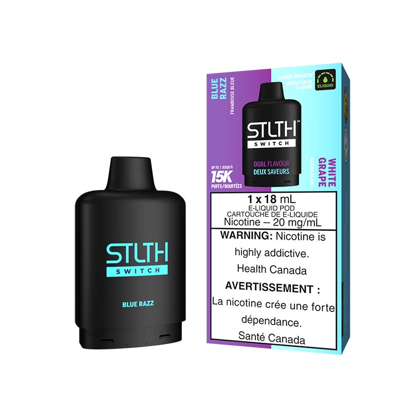 STLTH Switch Pod Pack - Blue Razz & White Grape
