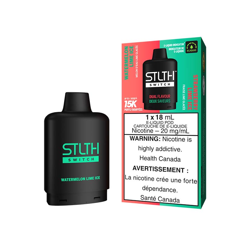 STLTH Switch Pod Pack - Watermelon Lime Ice & strawberry Lime Ice