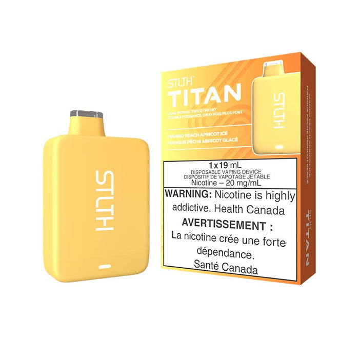 STLTH Titan 10K Jetable - Glace Mangue Pêche Abricot