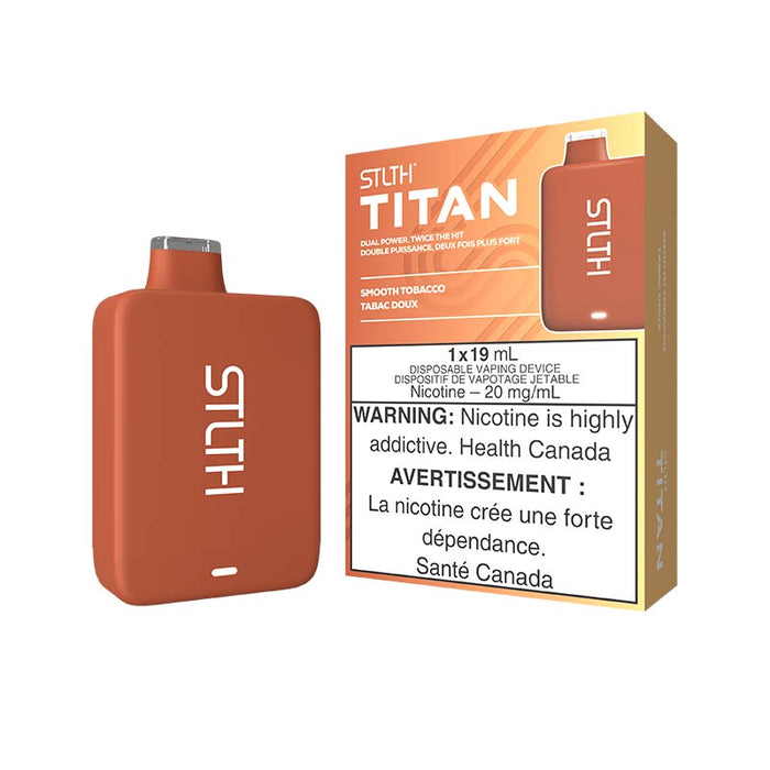 STLTH Titan 10K jetable - Tabac lisse