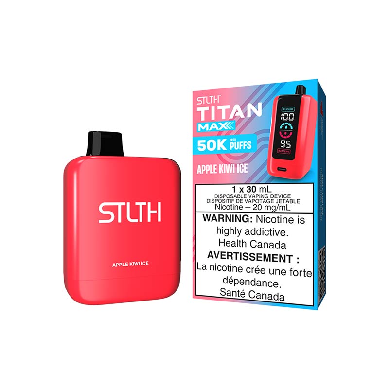 STLTH Titan Max Disposable - Apple Kiwi Ice (ON) - Bay Vape