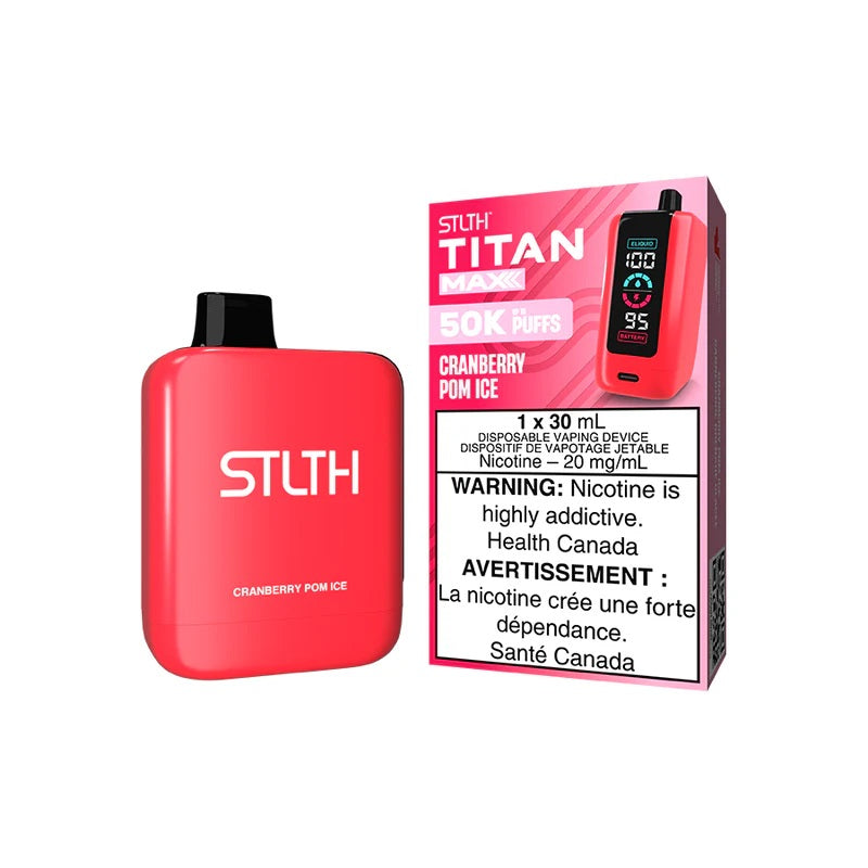 STLTH Titan Max Disposable - Cranberry Pom Ice (MB) - Bay Vape