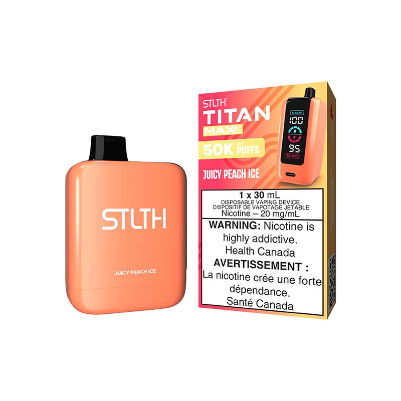 STLTH Titan Max Disposable - Juicy Peach Ice (AB) - Bay Vape