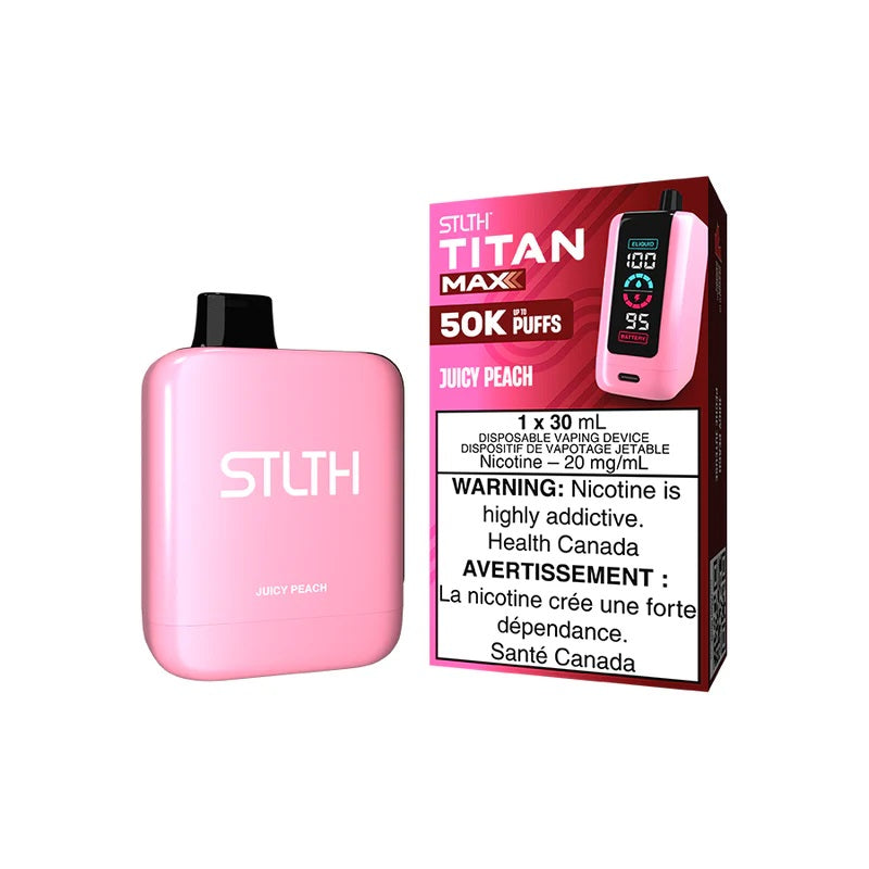 STLTH Titan Max Disposable - Juicy Peach - Bay Vape