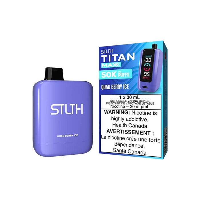 STLTH Titan Max Disposable - Quad Berry Ice (ON)