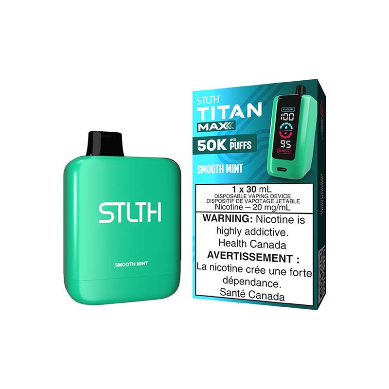 STLTH Titan Max Disposable - Smooth Mint (ON) - Bay Vape