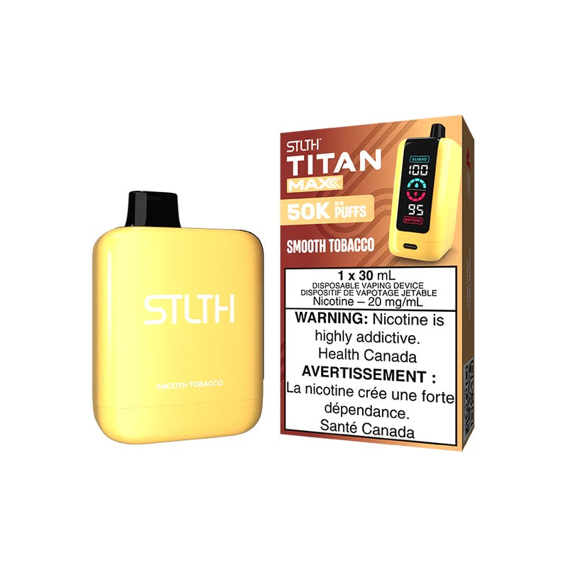 STLTH Titan Max Disposable - Smooth Tobacco - Bay Vape