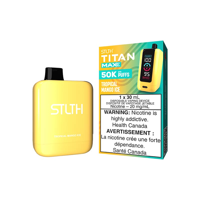 STLTH Titan Max Disposable - Tropical Mango Ice - Bay Vape