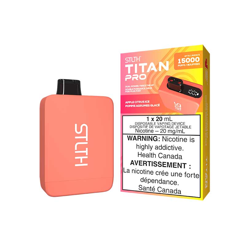 STLTH Titan PRO Disposable - Apple Citrus Ice - Bay Vape Canada