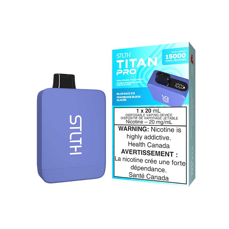 STLTH Titan PRO Disposable - Blue Razz Ice