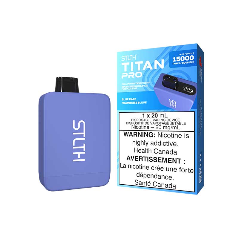 STLTH Titan PRO Disposable - Blue Razz - Bay Vape Canada