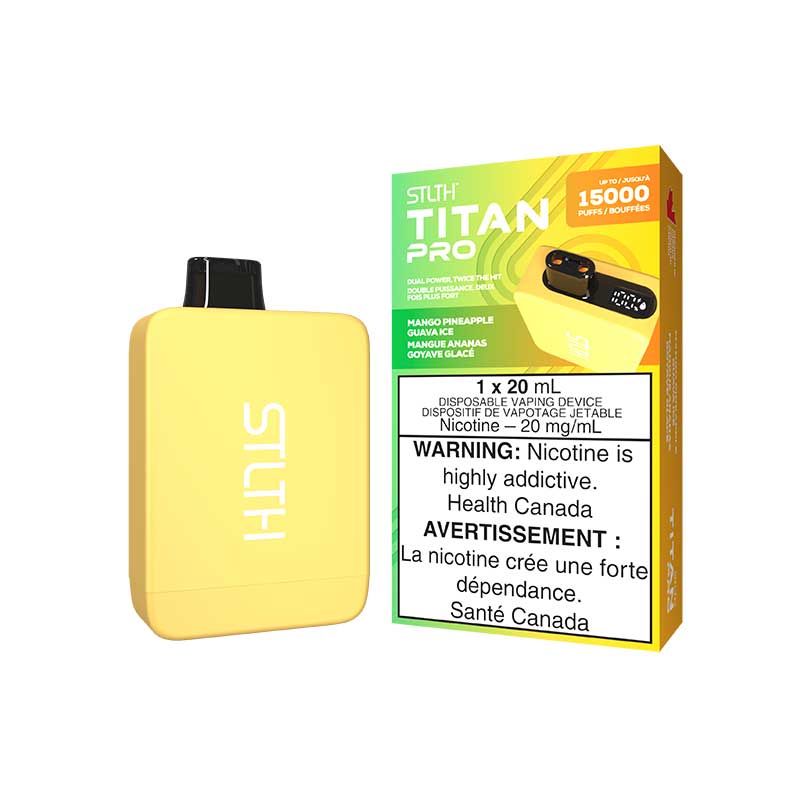 STLTH Titan PRO Disposable - Mango Pineapple Guava Ice - Bay Vape Canada