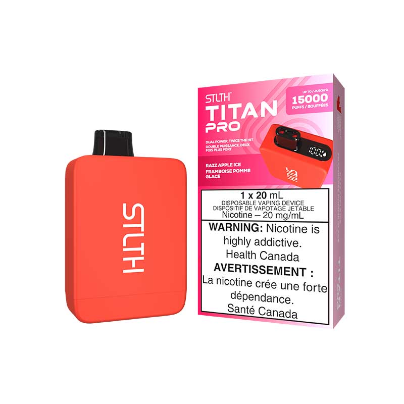 STLTH Titan PRO Disposable - Razz Apple Ice - Bay Vape Canada