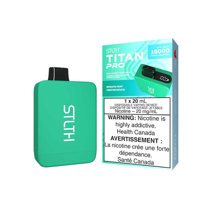 STLTH Titan PRO Disposable - Smooth Mint